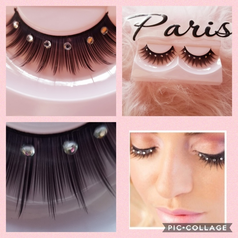 3/$30☘️Mink Eyelashes with Rhinestones New